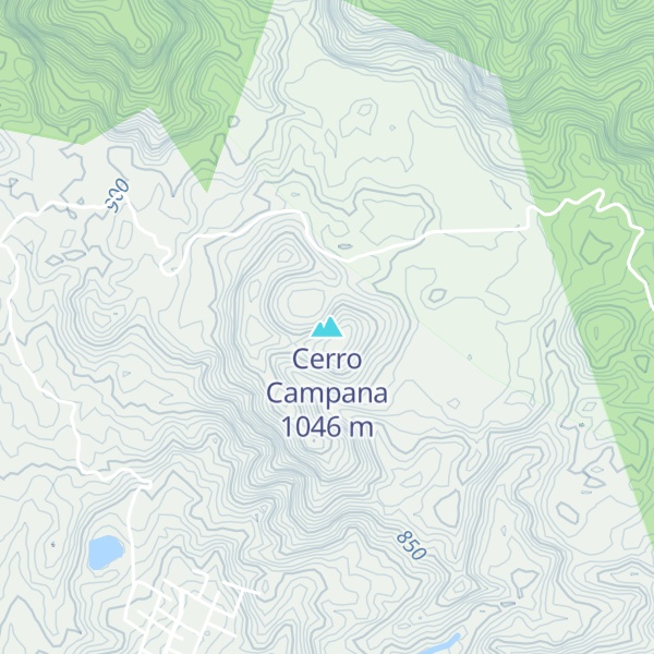 Map of Cerro Campana
