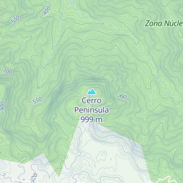 Map of Cerro Peninsula