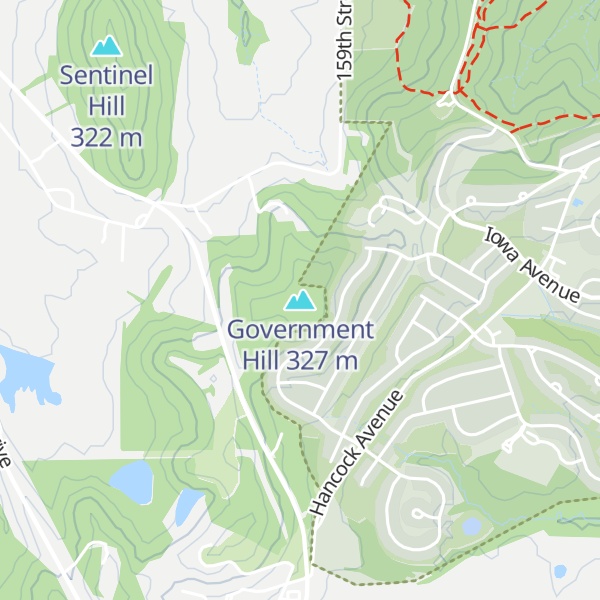 Map of Government Hill