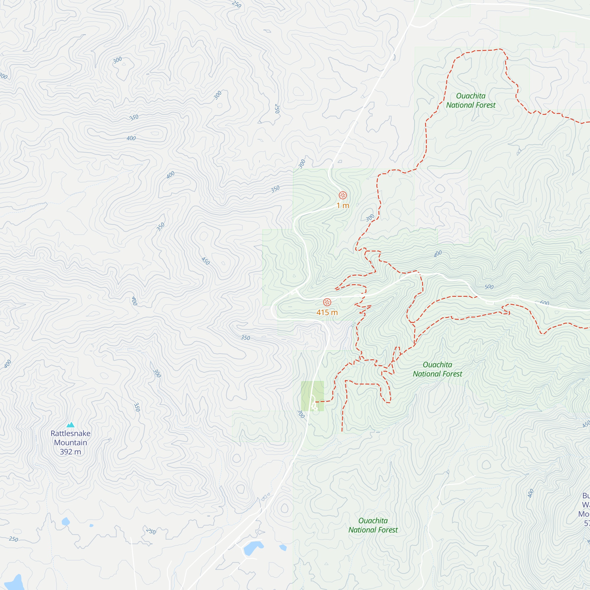 Talihina Visitor Information Center map