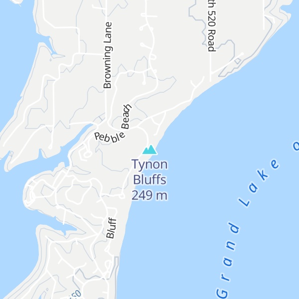 Map of Tynon Bluffs