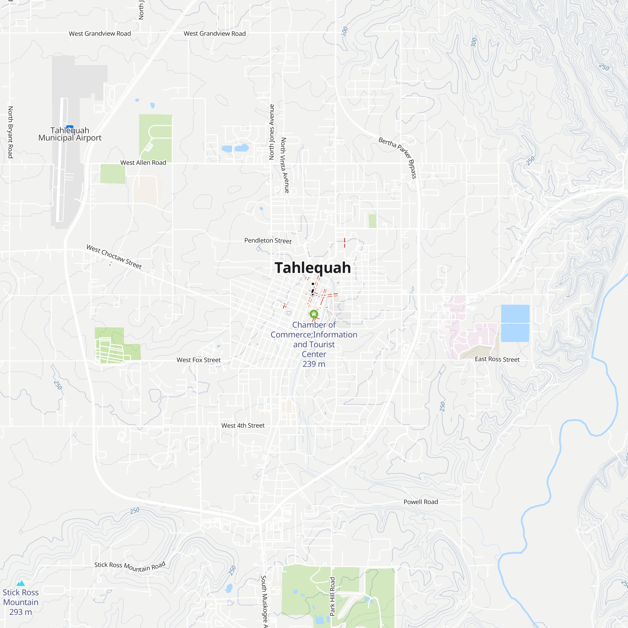 Chamber of Commerce;Information and Tourist Center map