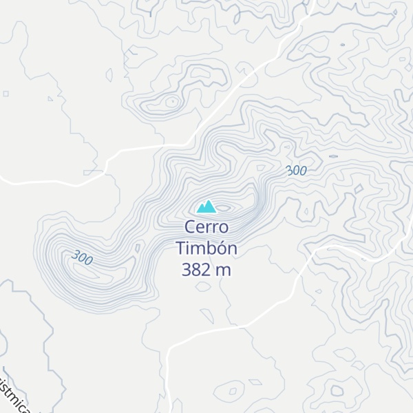 Map of Cerro Timbón