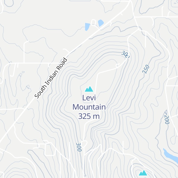 Map of Levi Mountain