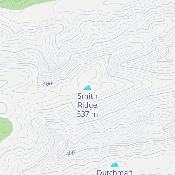 Map of Smith Ridge