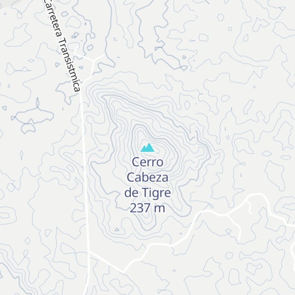 Map of Cerro Cabeza de Tigre