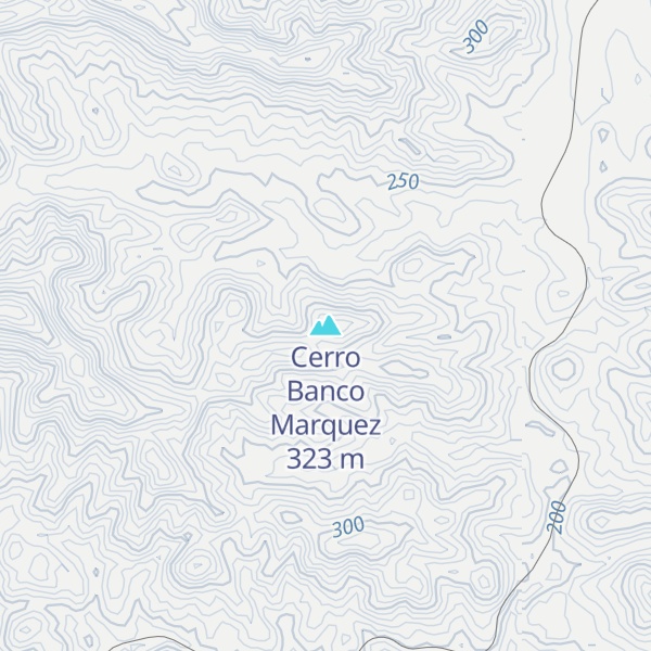 Map of Cerro Banco Marquez