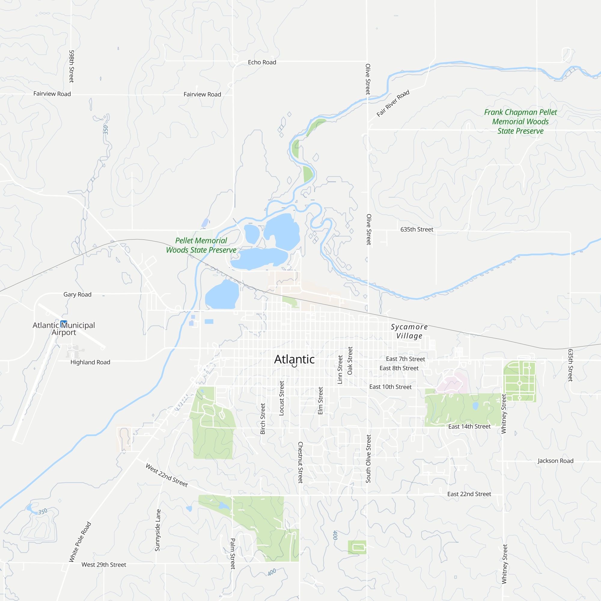 Atlantic Chamber of Commerce map