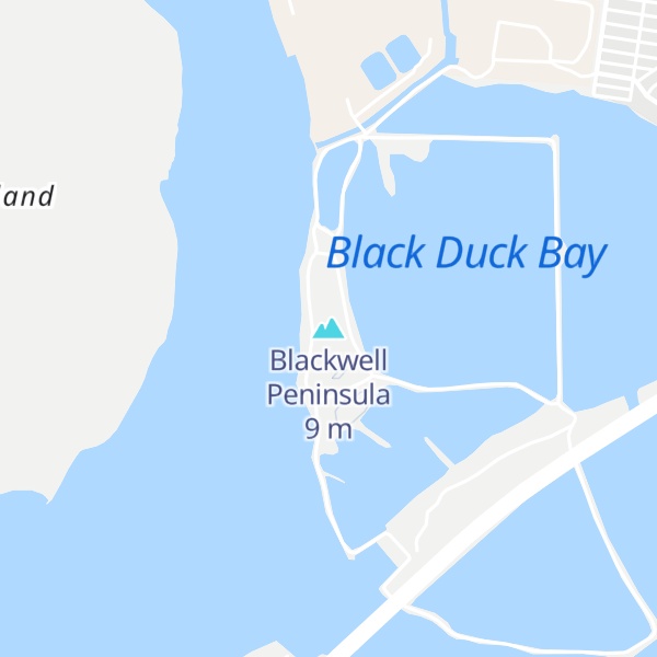Map of Blackwell Peninsula