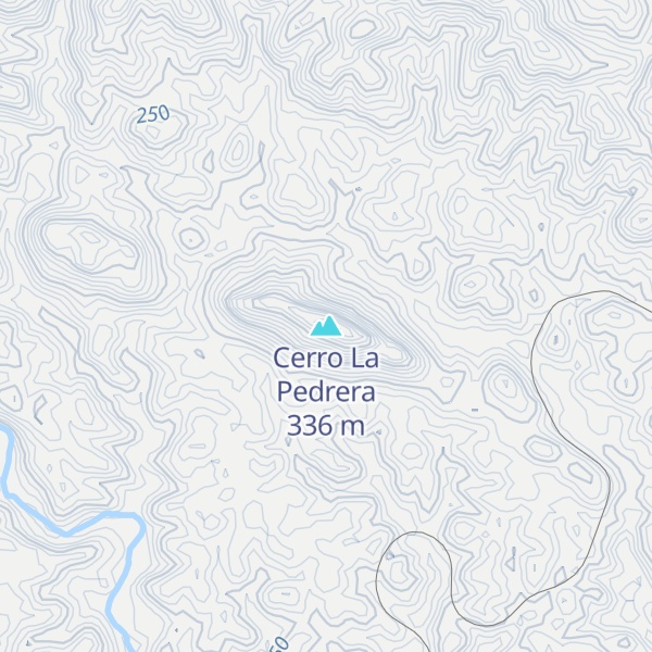 Map of Cerro La Pedrera