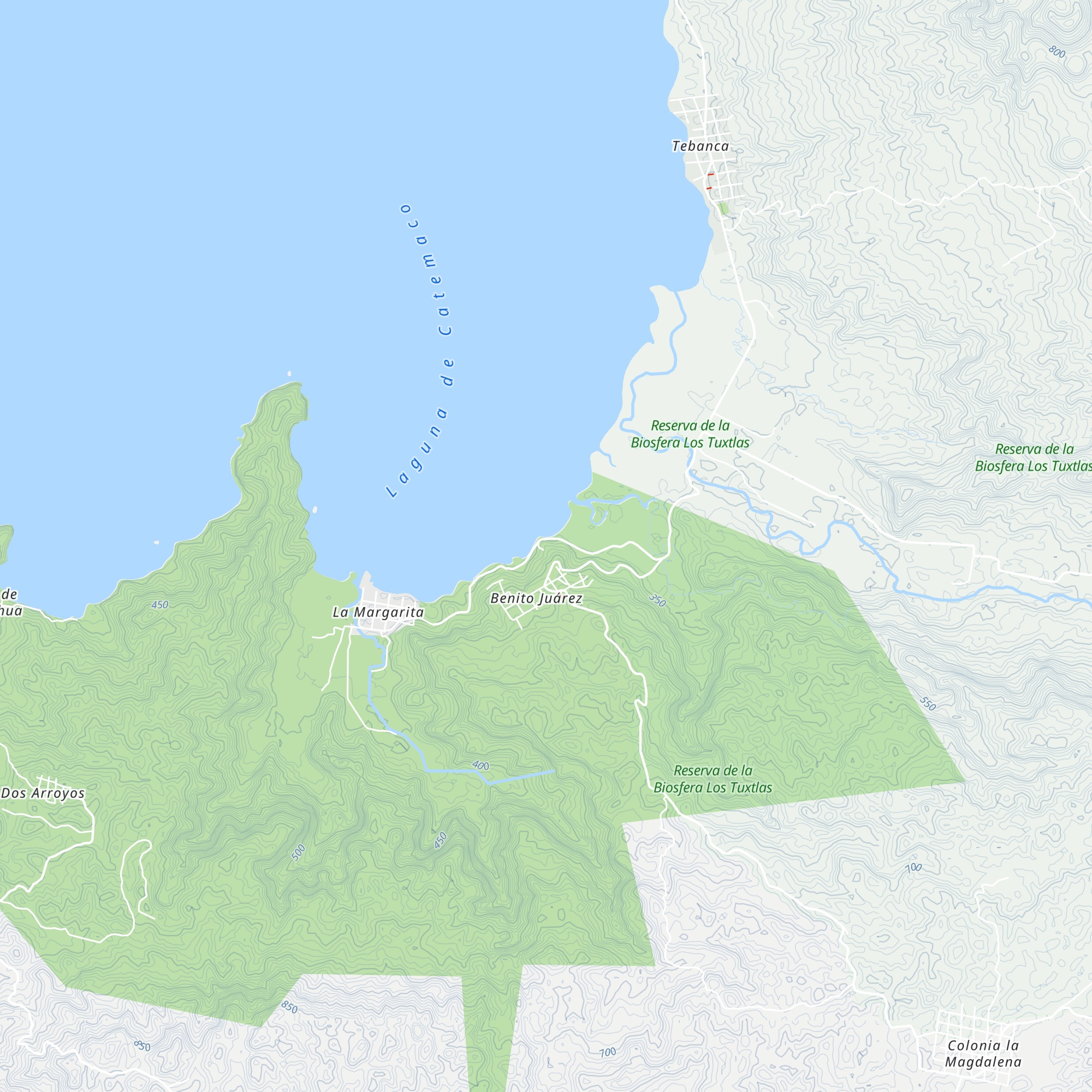 Cabañas Cascadas Encantadas map
