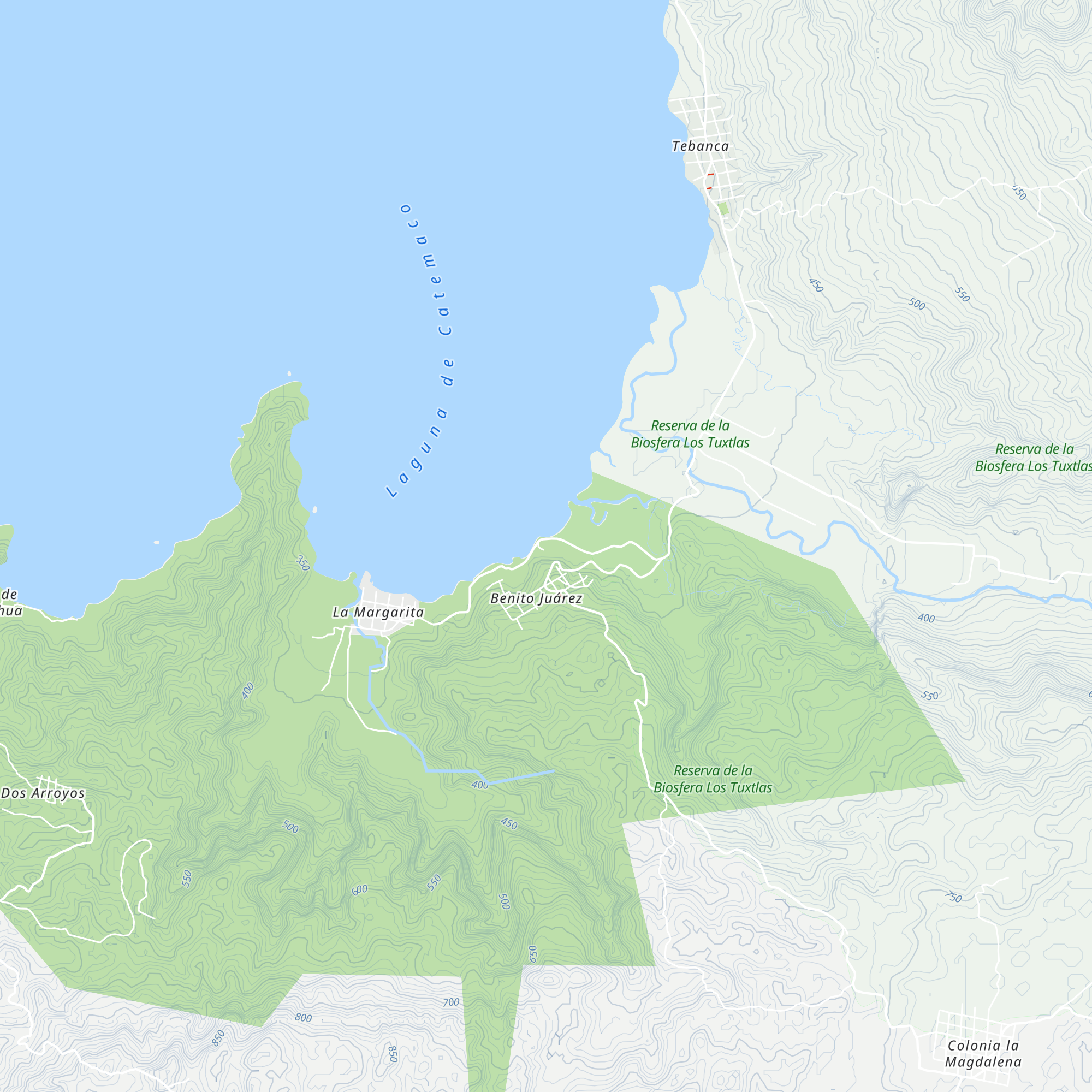 Cabañas Cascadas Encantadas map