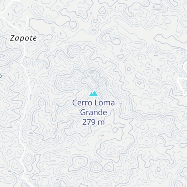 Map of Cerro Loma Grande