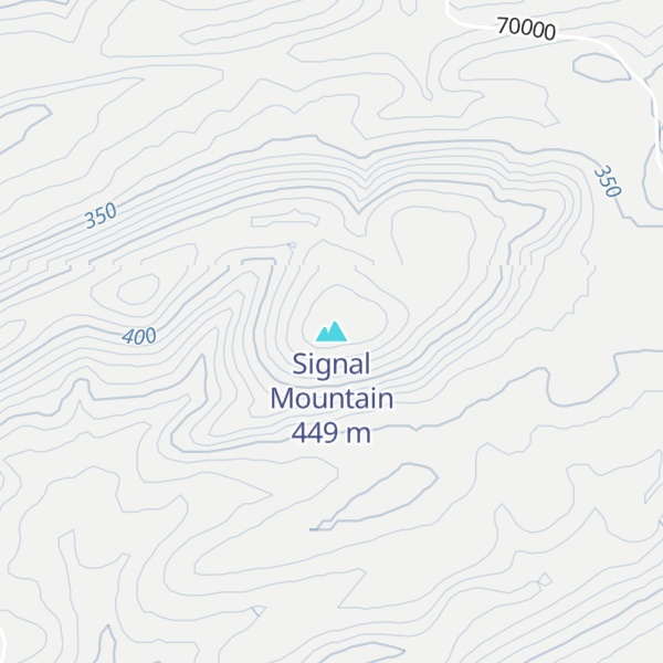 Map of Signal Mountain