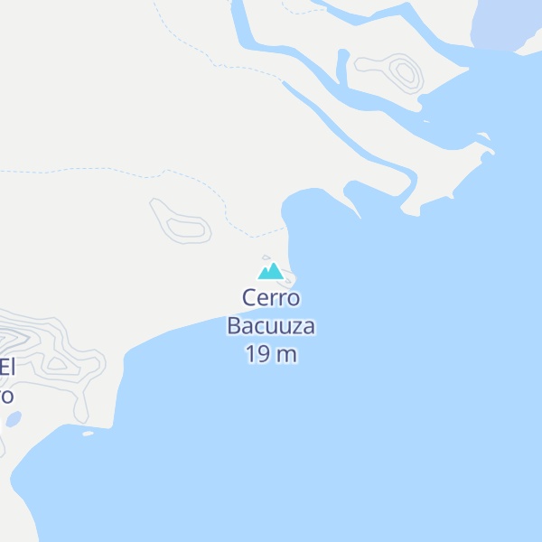 Map of Cerro Bacuuza