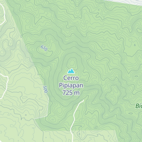 Map of Cerro Pipiapan