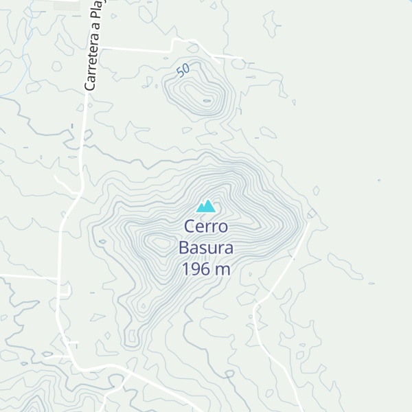 Map of Cerro Basura