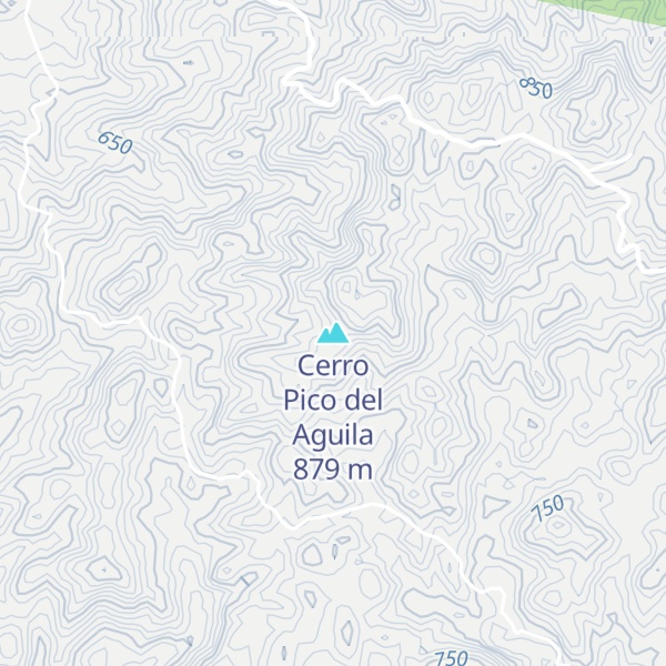 Map of Cerro Pico del Aguila
