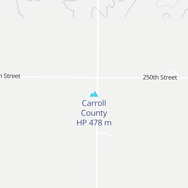 Map of Carroll County HP