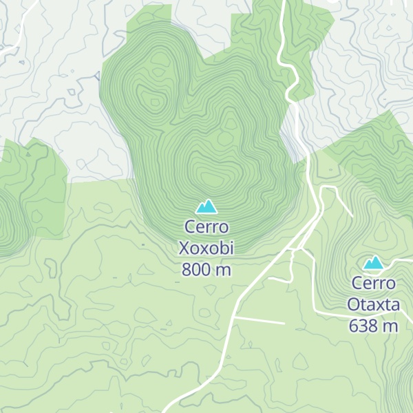 Map of Cerro Xoxobi