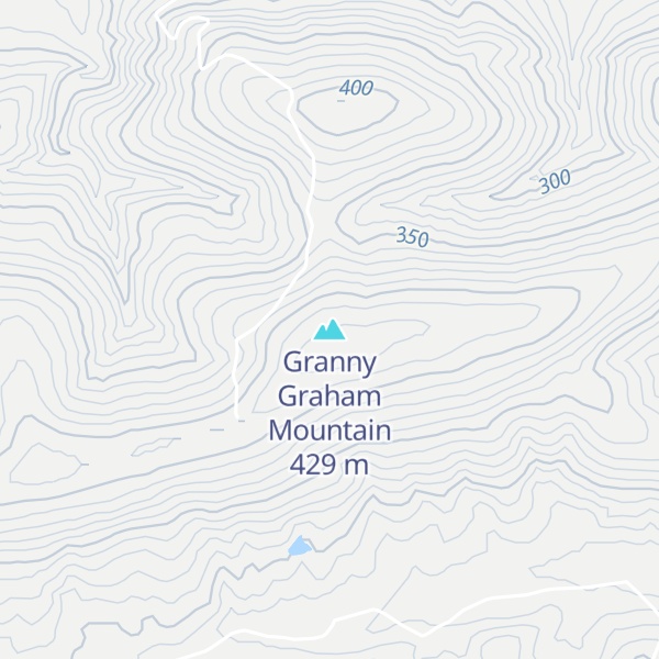 Map of Granny Graham Mountain