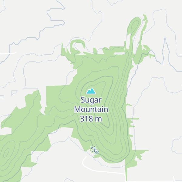 Map of Sugar Mountain