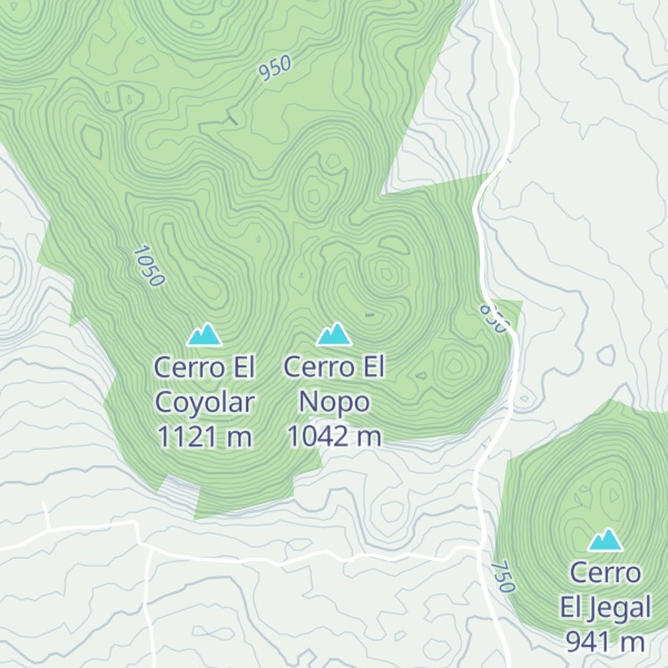 Map of Cerro El Nopo