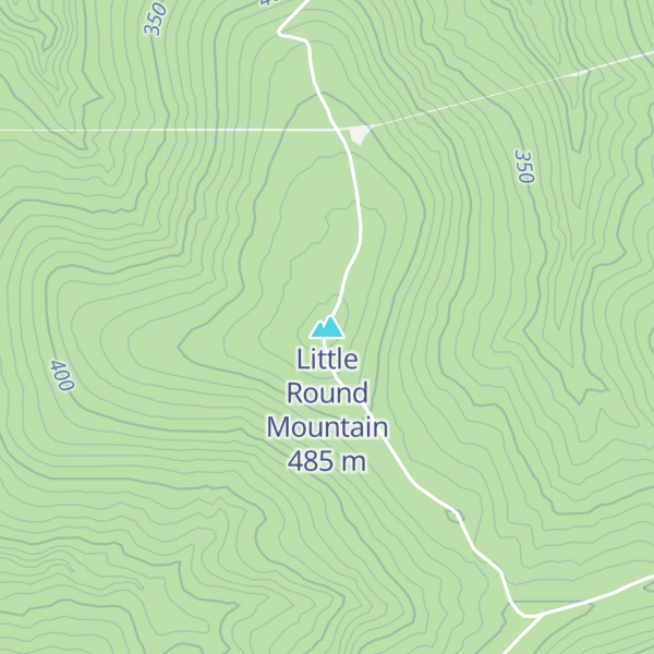 Map of Little Round Mountain