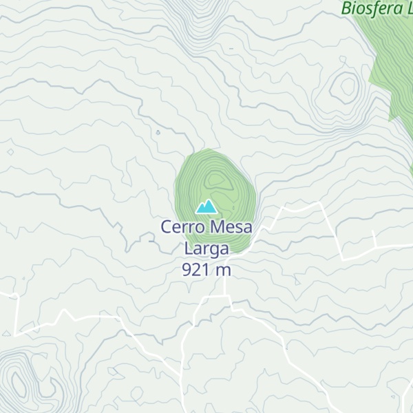 Map of Cerro Mesa Larga