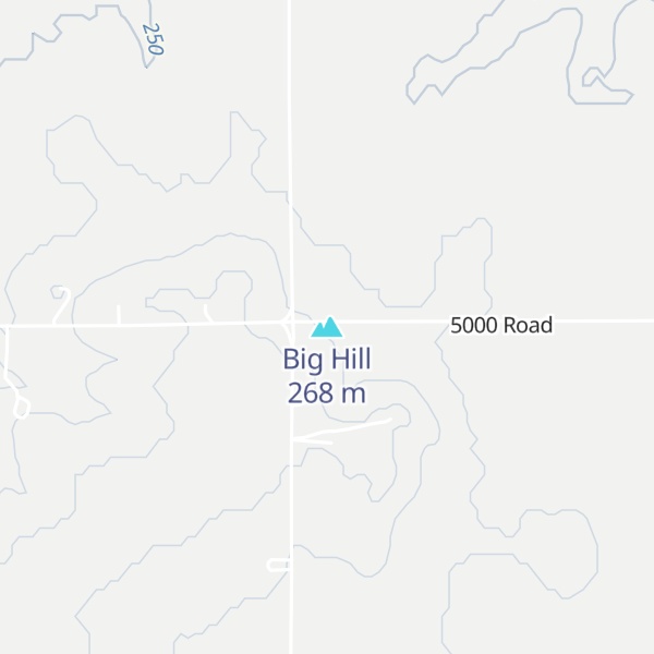 Map of Big Hill