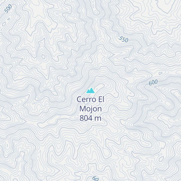 Map of Cerro El Mojon