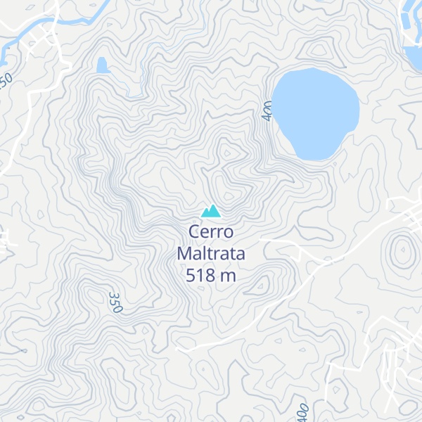 Map of Cerro Maltrata