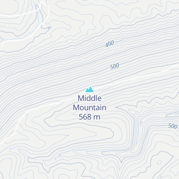 Map of Middle Mountain