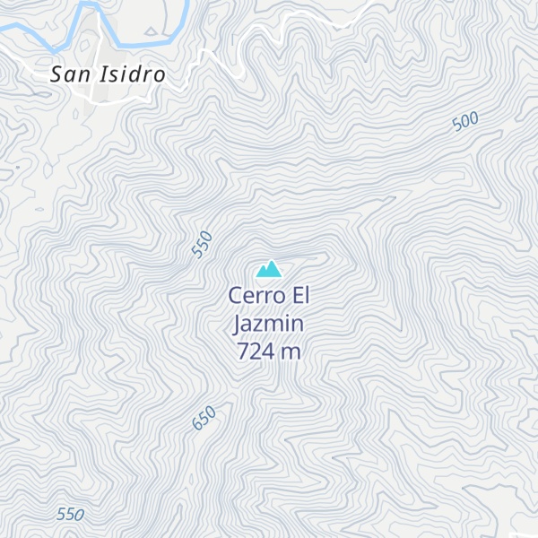 Map of Cerro El Jazmin