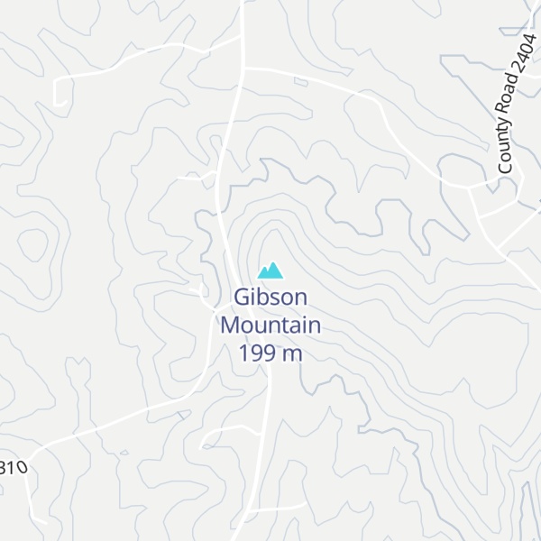 Map of Gibson Mountain