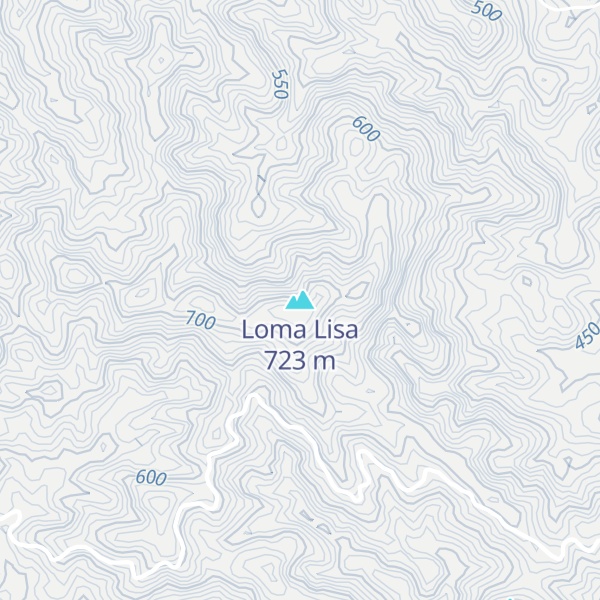 Map of Loma Lisa