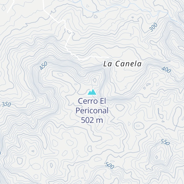 Map of Cerro El Periconal