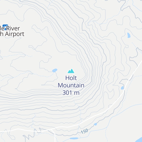 Map of Holt Mountain