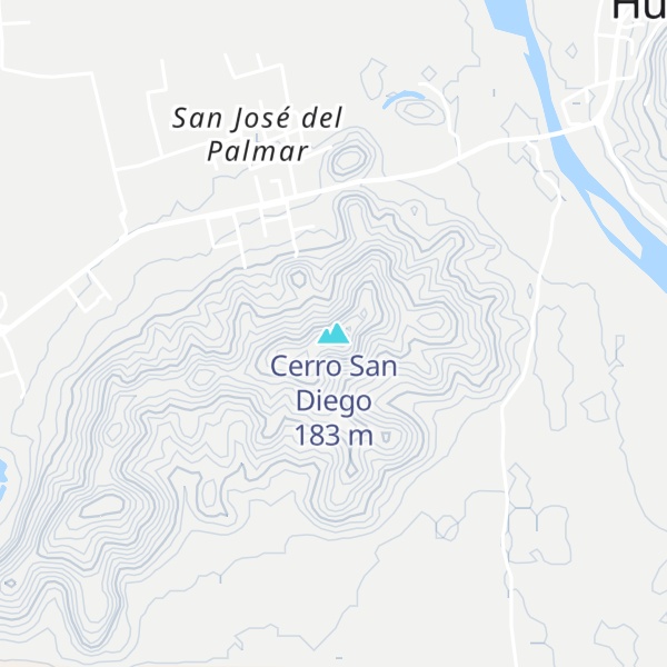 Map of Cerro San Diego