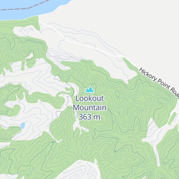 Map of Lookout Mountain