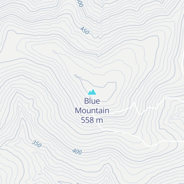 Map of Blue Mountain