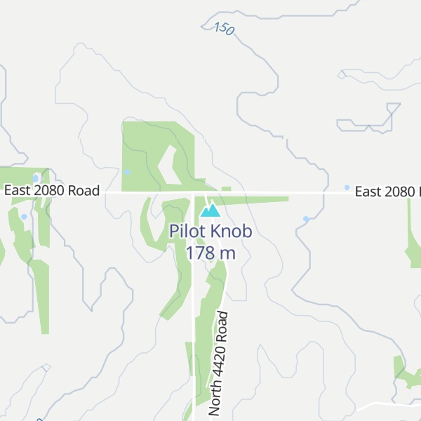 Map of Pilot Knob
