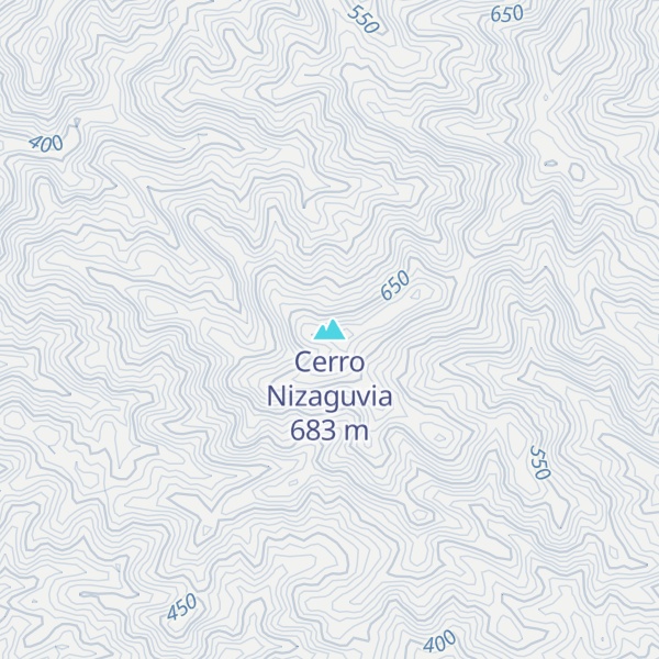 Map of Cerro Nizaguvia