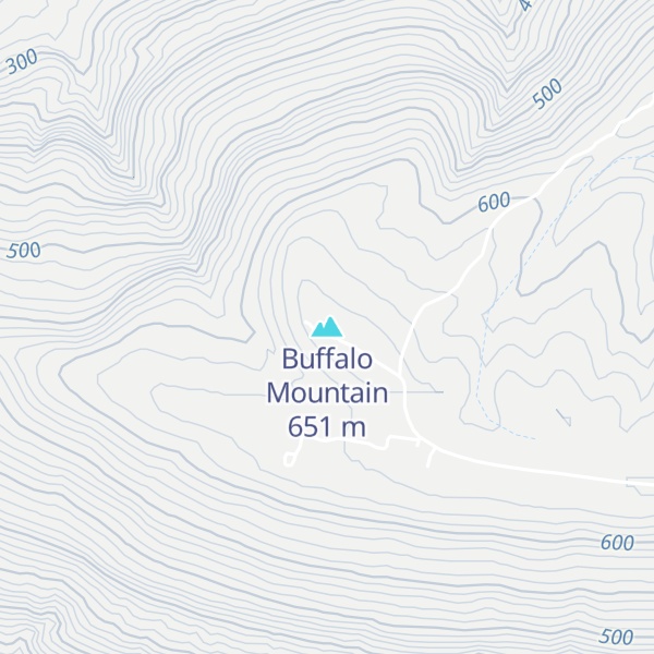 Map of Buffalo Mountain
