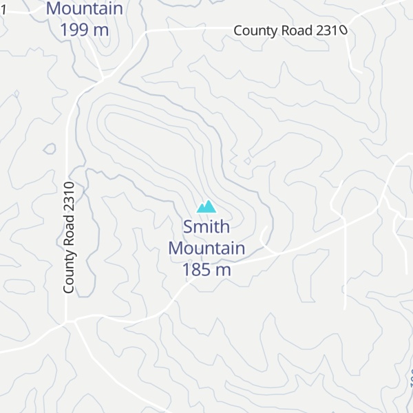 Map of Smith Mountain