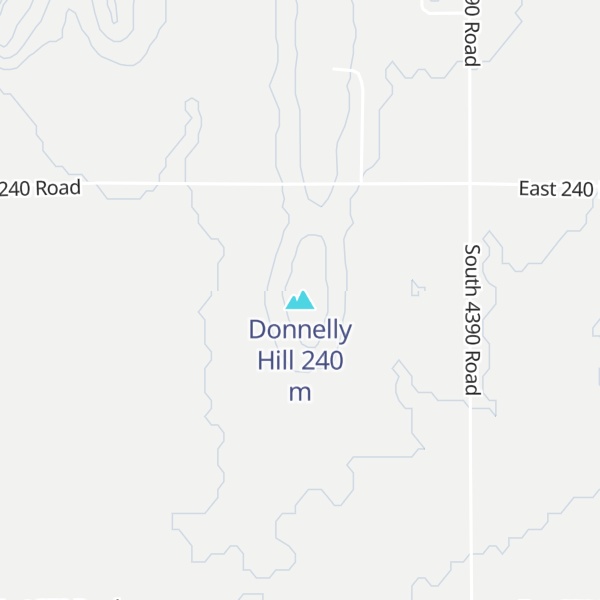 Map of Donnelly Hill