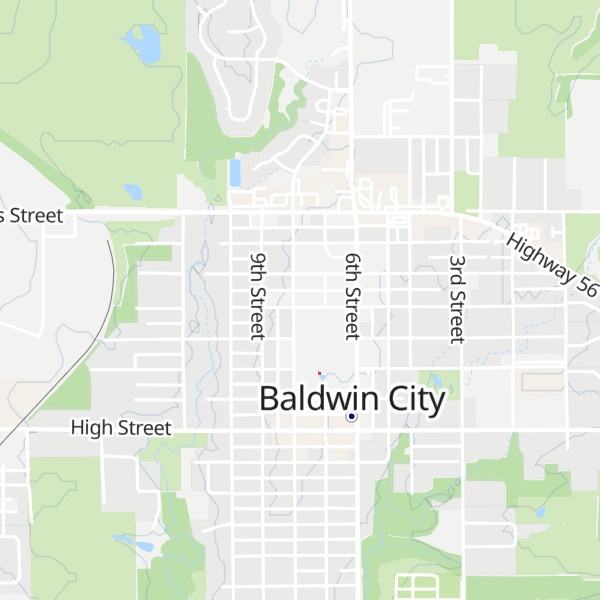 Map of Baker University Visitor Center