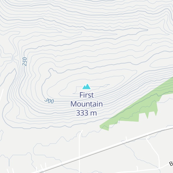 Map of First Mountain