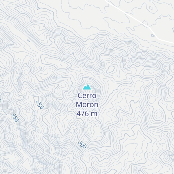 Map of Cerro Moron