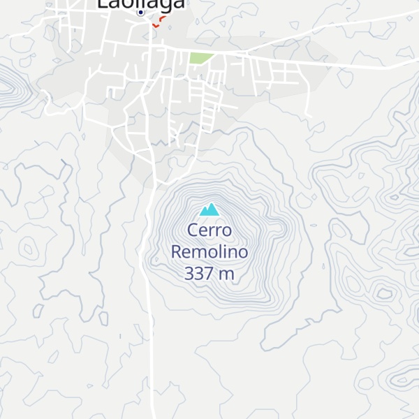 Map of Cerro Remolino